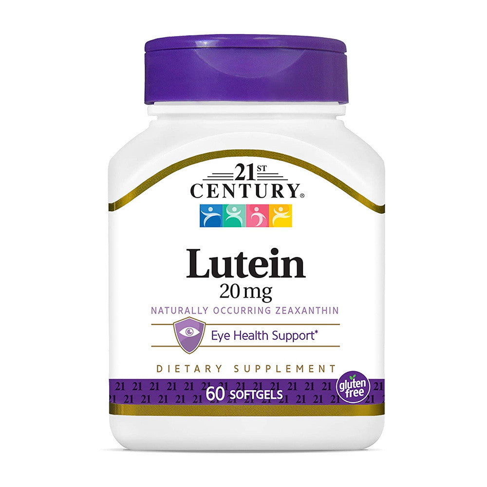 21St Century 20 Mg Lutein With Zeaxanthin Softgels - 60 Ea